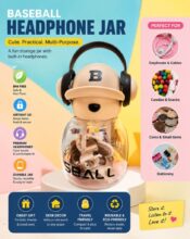 Cute Headphone Water Bottle