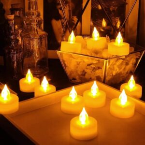 Realistic Flameless Tea Candle Set of 12