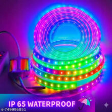 IP65 Rope Light Waterproof, Flexible Silicone Strip, With Adapter